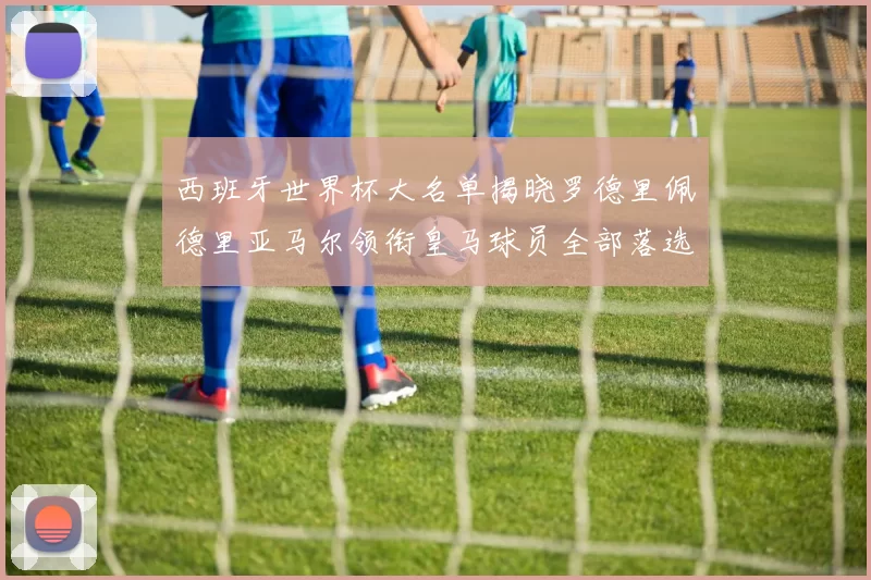 西班牙世界杯大名单揭晓罗德里佩德里亚马尔领衔皇马球员全部落选